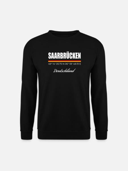 Saarbrücken - Unisex Pullover - Schwarz