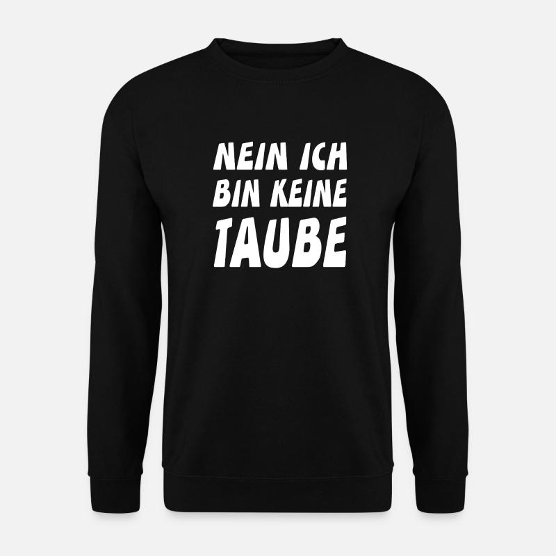 Tauben - Unisex Pullover - Schwarz