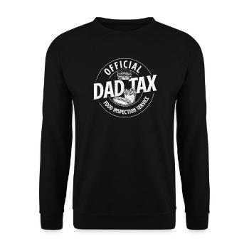 Vater Steuerbeamter Lebensmittelinspektion Humor - Unisex Pullover - Schwarz - Vorne - Alina (178cm) & Michal (187cm)