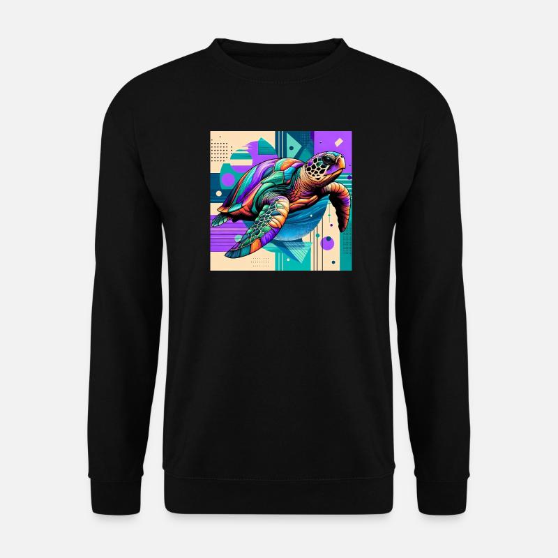 turtle - Unisex Sweatshirt - black