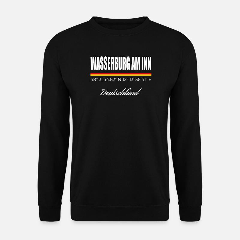 Wasserburg am Inn - Unisex Pullover - Schwarz