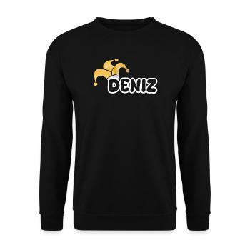 Carnival Deniz - Unisex Sweatshirt - black - Front - Alina (178cm) & Michal (187cm)