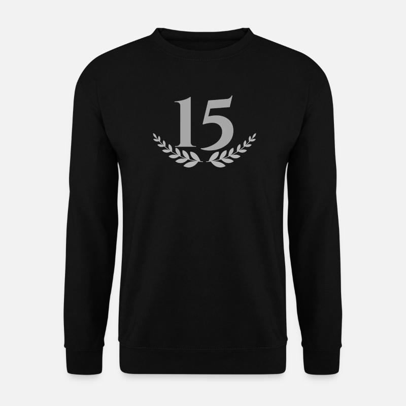 15 - Unisex Pullover - Schwarz