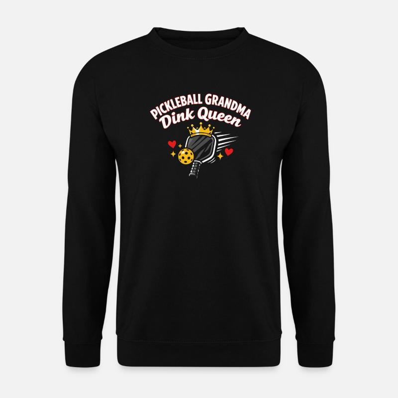 Pickleball Grandma Dink Queen Funny - Unisex Sweatshirt - black
