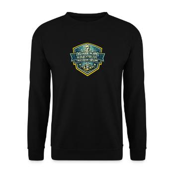 Kluge Planung Schach Sieg - Unisex Pullover - Schwarz - Vorne - Alina (178cm) & Michal (187cm)