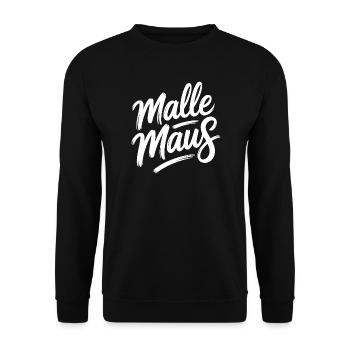 Mallemaus Bachelor Party Women Mallorca Fan Party Malle Mouse - Unisex Sweatshirt - black - Front - Alina (178cm) & Michal (187cm)