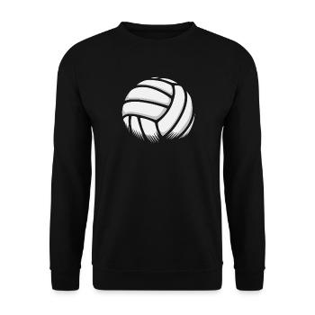 Volley-balle de plage Volley-ball - Sweat-shirt Unisexe - noir - Devant - Alina (178cm) & Michal (187cm)