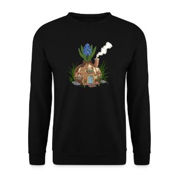 Maison des jacinthes - Sweat-shirt Unisexe - noir - Devant - Alina (178cm) & Michal (187cm)