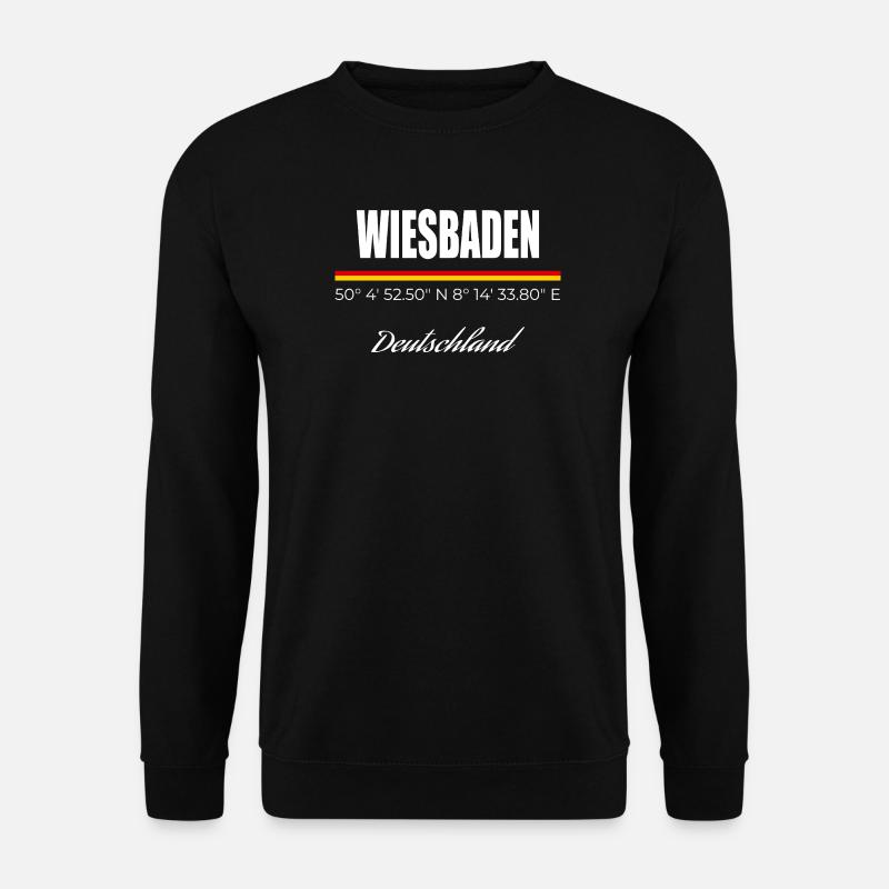 Wiesbaden - Unisex Pullover - Schwarz