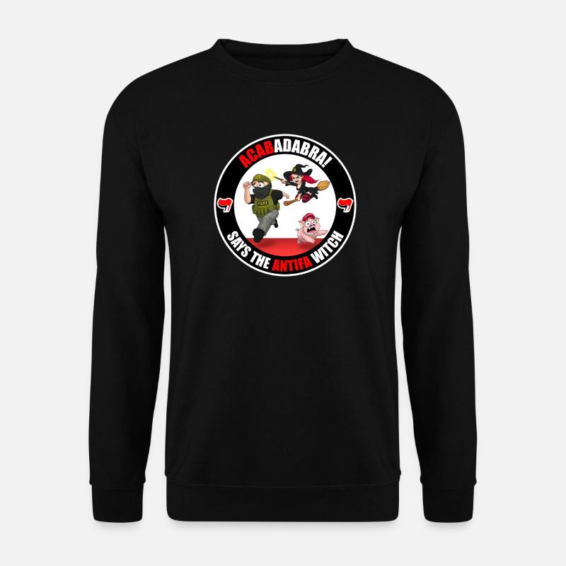 Die Antifa-Hexe – Grenzschutz - Unisex Pullover - Schwarz
