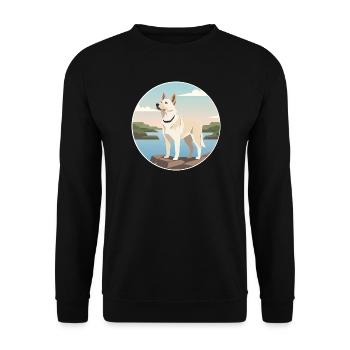 Gardien de l’estuaire : Can de Palleiro - Sweat-shirt Unisexe - noir - Devant - Alina (178cm) & Michal (187cm)
