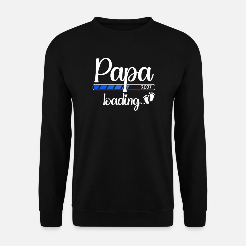 Dad 2027 Loading Dad-to-be 2027 - Unisex Sweatshirt - black