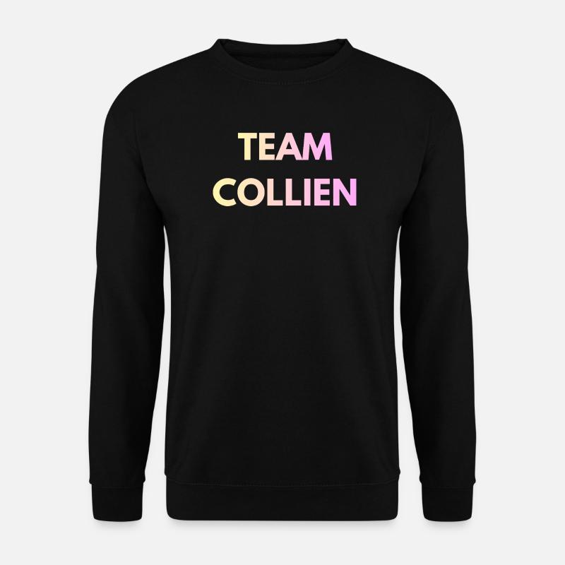 Team Collien Gradient Text - Unisex Pullover - Schwarz