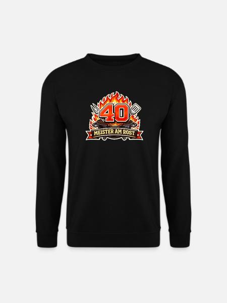 40 Master on the grill - Unisex Sweatshirt - black
