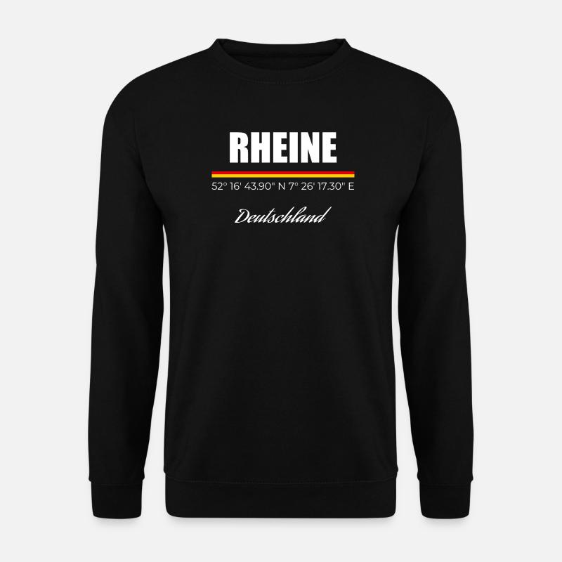 Rheine - Unisex Pullover - Schwarz