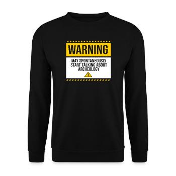 archaeology - Unisex Sweatshirt - black - Front - Alina (178cm) & Michal (187cm)