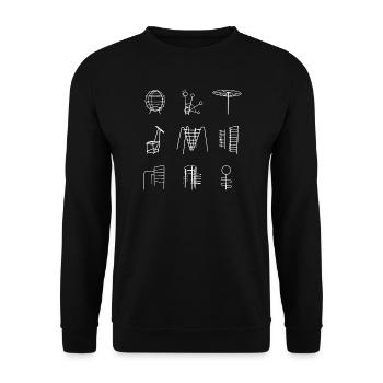 Chisinau Finest - Unisex Sweatshirt - black - Front - Alina (178cm) & Michal (187cm)