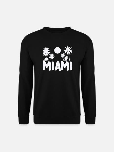 miami- - Unisex Pullover - Schwarz