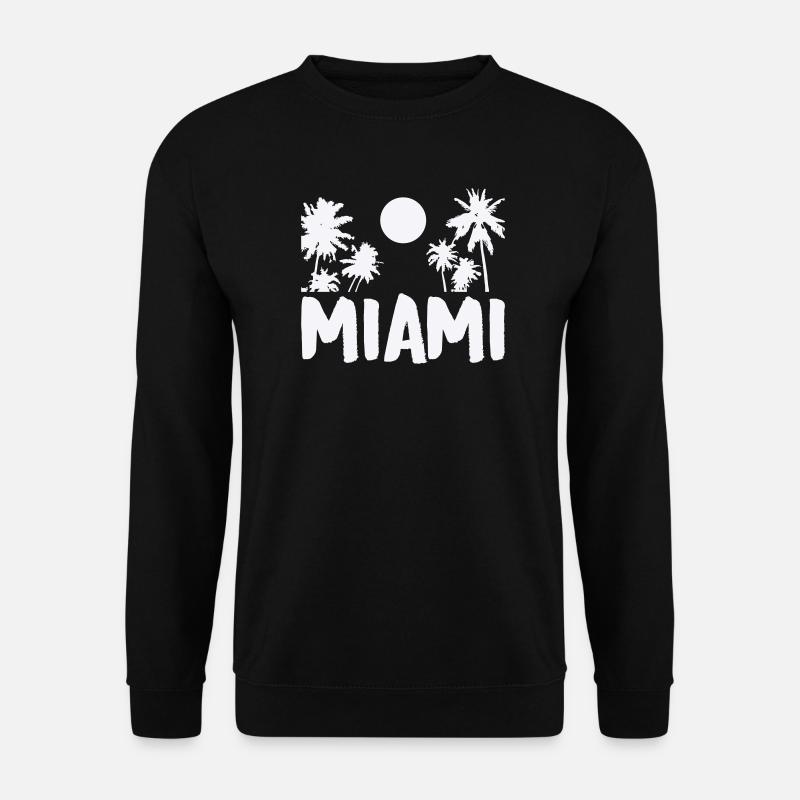 miami- - Unisex Pullover - Schwarz