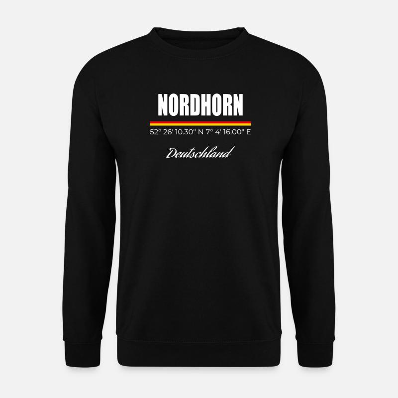 Nordhorn - Unisex Pullover - Schwarz