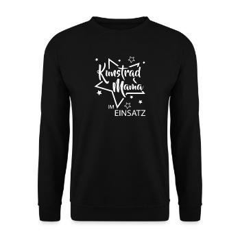Kunstrad, Kunstradfahren, Hallenradsport - Unisex Pullover - Schwarz - Vorne - Alina (178cm) & Michal (187cm)