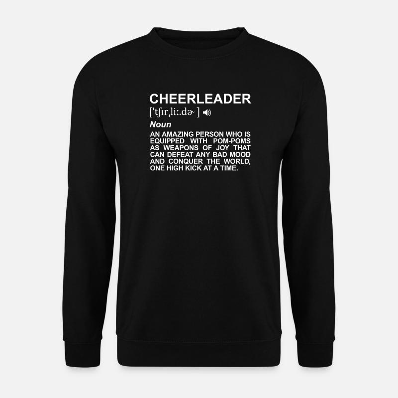 Cheerleader Explanation - Unisex Sweatshirt - black