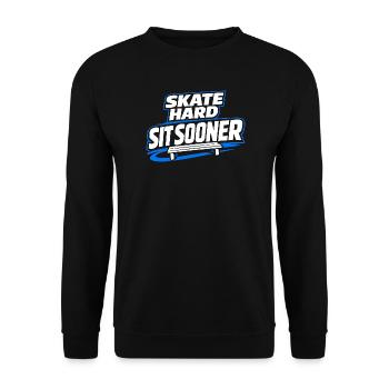 Ligue de la Bière Hockey Humour des joueurs drôles de hockey - Sweat-shirt Unisexe - noir - Devant - Alina (178cm) & Michal (187cm)