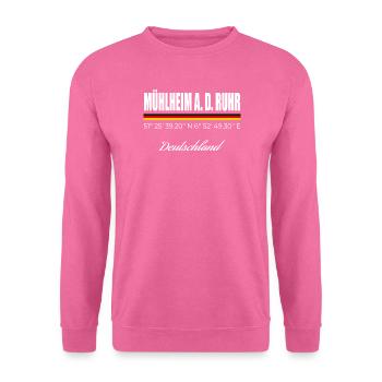 Mühlheim an der Ruhr - Unisex Pullover - Pink - Vorne