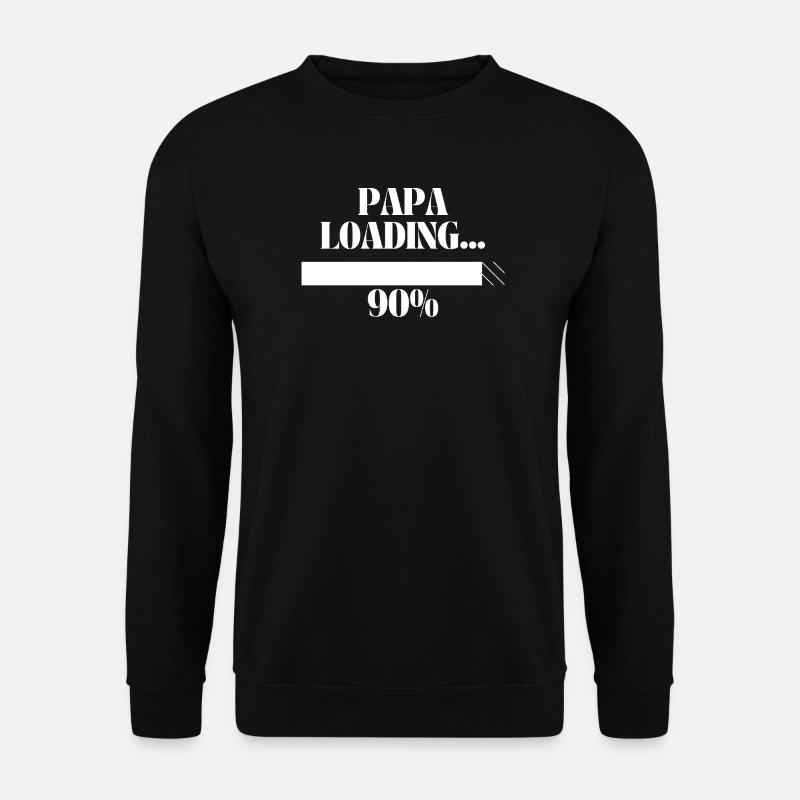 Papa Loading - Unisex Pullover - Schwarz