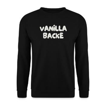 Vanilla cheek - Unisex Sweatshirt - black - Front - Alina (178cm) & Michal (187cm)