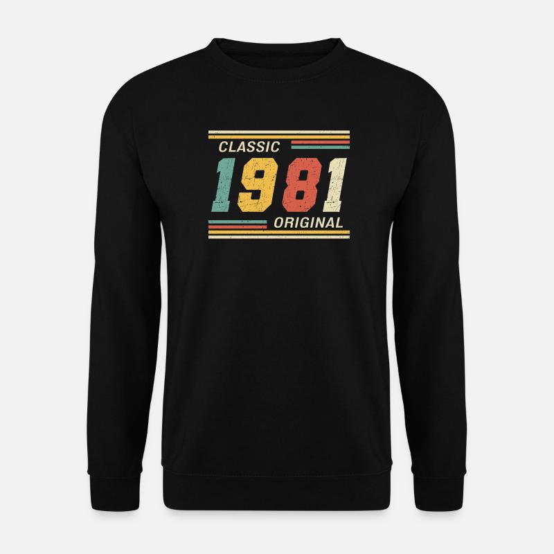 Classic 1981 original 1981 - Unisex Sweatshirt - black