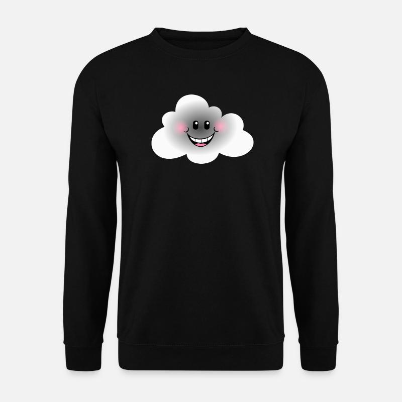 Happy Cloud - Unisex Sweatshirt - black