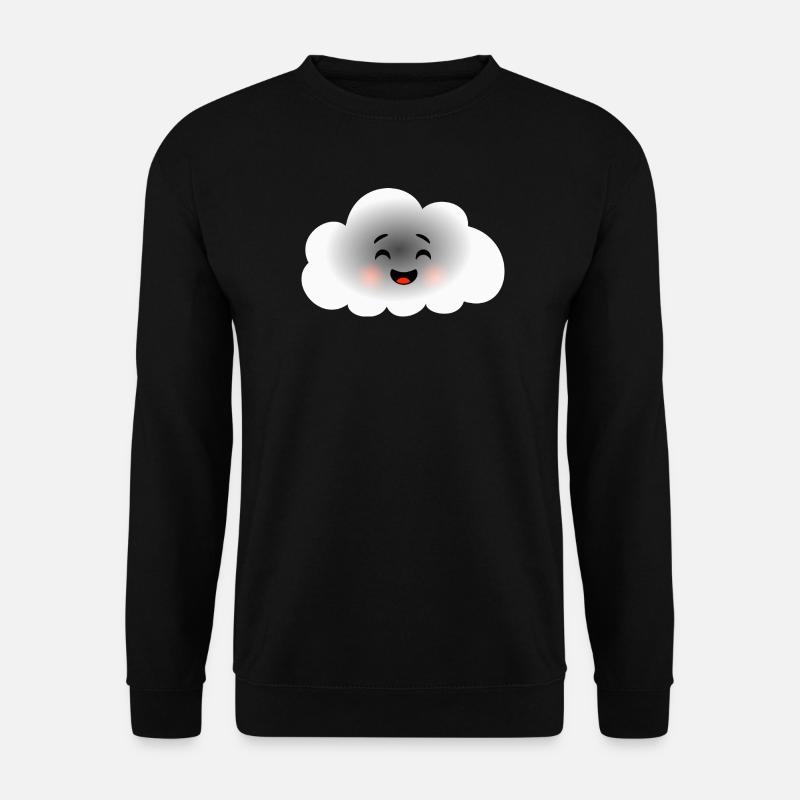 Glückliche Wolke - Unisex Pullover - Schwarz