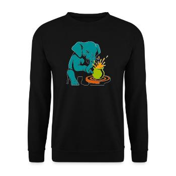 Trunk Master - Glaze Anarchy - Unisex Sweatshirt - black - Front - Alina (178cm) & Michal (187cm)