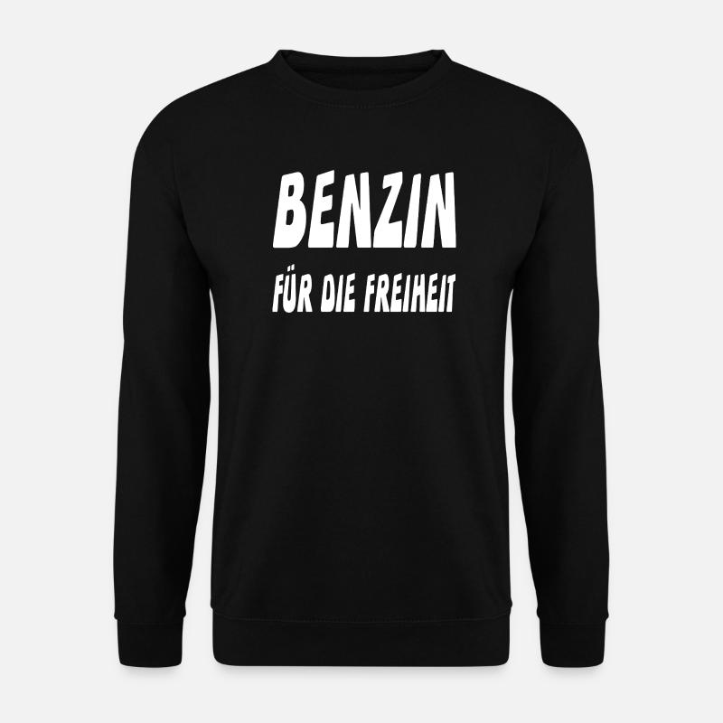 Benzin - Unisex Pullover - Schwarz