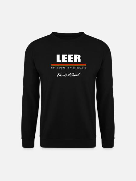 Leer - Unisex Pullover - Schwarz