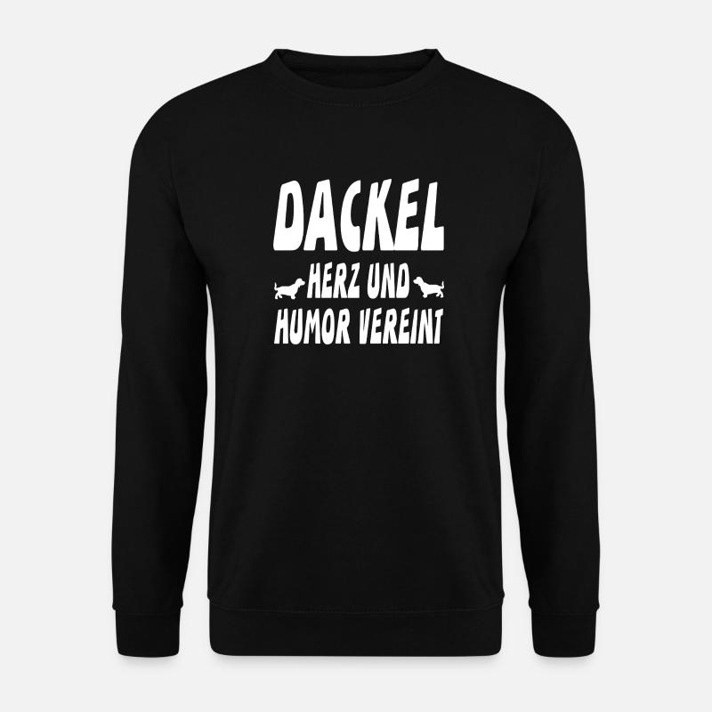 Dackel - Unisex Pullover - Schwarz