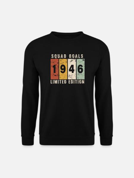 Jubiläum 1946 – 80 Jahre - Unisex Pullover - Schwarz