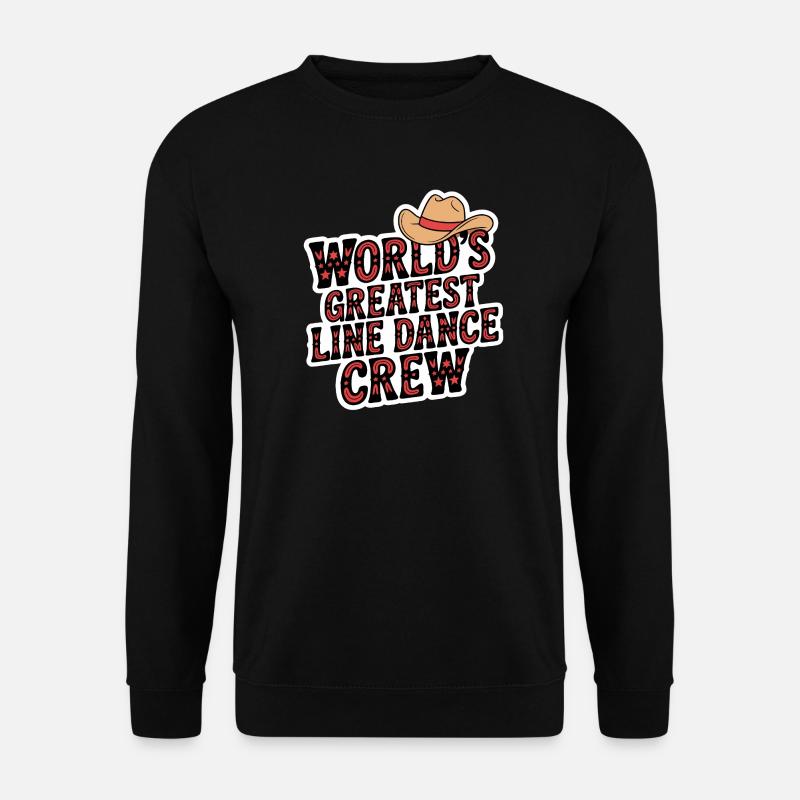 Weltbeste Line Dance Crew - Unisex Pullover - Schwarz