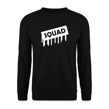 Squad - Unisex Sweatshirt - black - Front - Alina (178cm) & Michal (187cm)