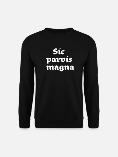 Sic parvis magna - Unisex Sweatshirt - black