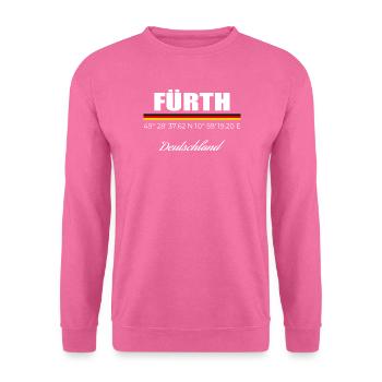 Fürth - Unisex Pullover - Pink - Vorne