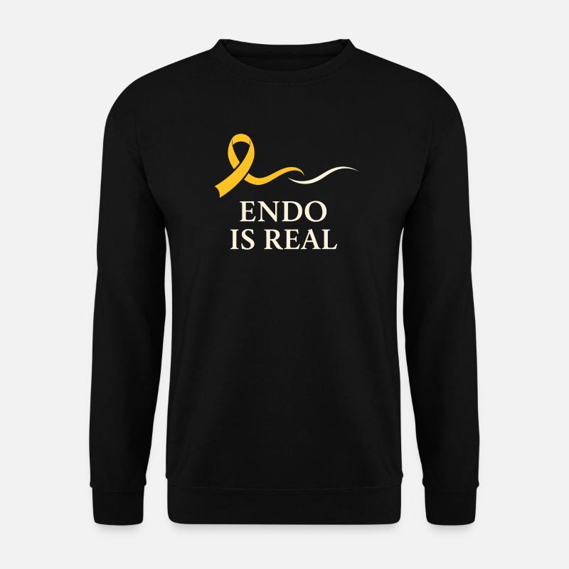 Endometriosis awareness Endo Warrior - Unisex Sweatshirt - black
