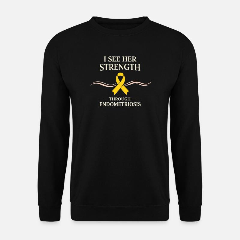 Endometriose-bewusstsein Endo Warrior - Unisex Pullover - Schwarz