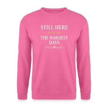 Sensibilisation à l’endométriose Guerrier de l’endo - Sweat-shirt Unisexe - rose - Devant