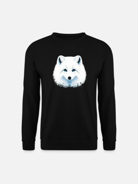 Arctic fox - Unisex Sweatshirt - black