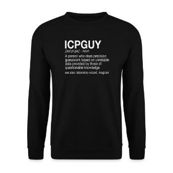 Plasma de spectrométrie de masse ICP-MS Guy - Sweat-shirt Unisexe - noir - Devant - Alina (178cm) & Michal (187cm)
