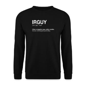 FTIR Infrared Spectroscopy Guy Chemie - Unisex Sweatshirt - black - Front - Alina (178cm) & Michal (187cm)