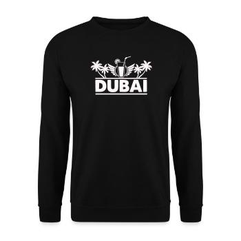 Logo de la boisson de Dubai Palm Trees - Sweat-shirt Unisexe - noir - Devant - Alina (178cm) & Michal (187cm)