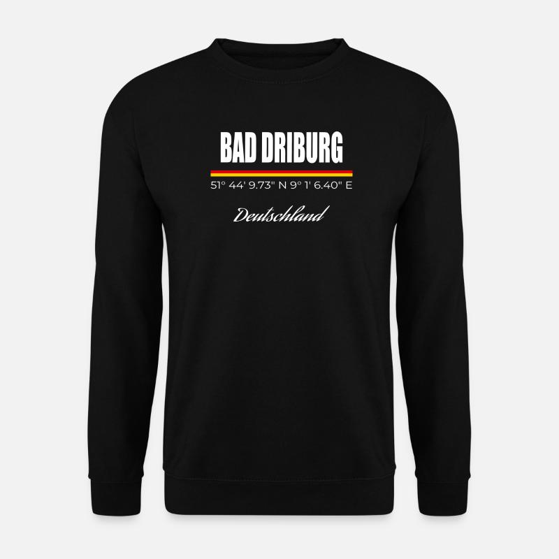 Bad Driburg - Unisex Pullover - Schwarz